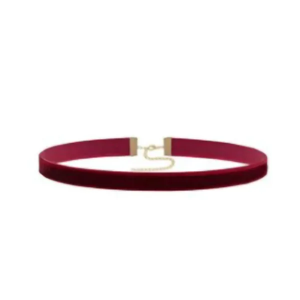 collier ras de cou vintage en velours