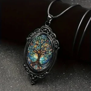 collier pendentif personnalisé gothique arbre de vie