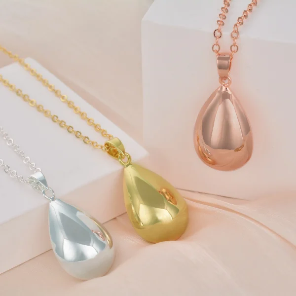 collier pendentif bola goutte de grossesse avec chaine