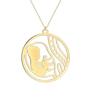 collier pour femme avec pendentif bébé