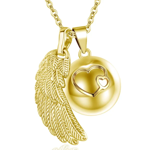 bijoux de maternité pendentif carillon cœur