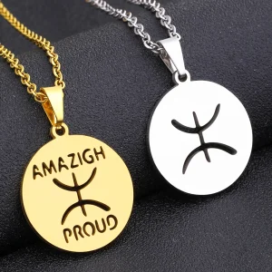 collier avec pendentif berbère et fier