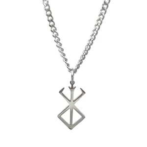 collier avec pendentif rune des guerriers berserker
