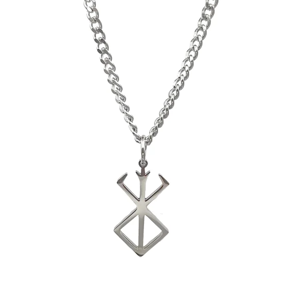 collier avec pendentif rune des guerriers berserker