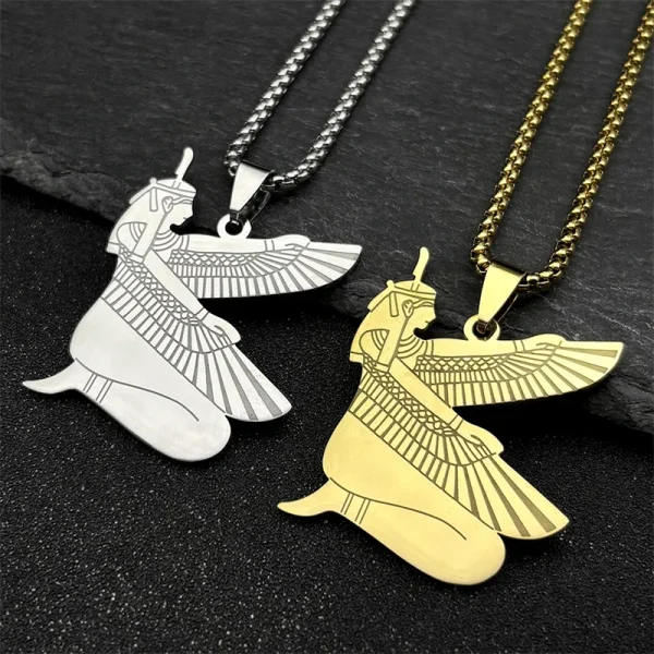 collier égyptien Isis déesse de la vie