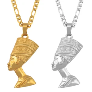 collier pendentif Anniyo reine égyptienne Néfertiti