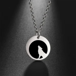 collier hurlement de loup