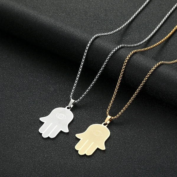 collier pendentif motif Hamsa