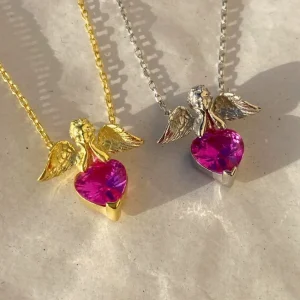 collier avec pendentif Cupidon