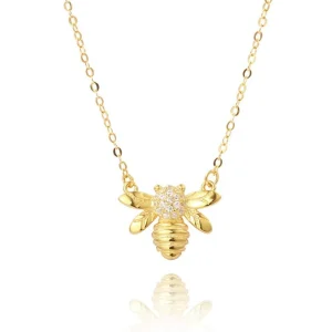 collier pendentif abeille chic