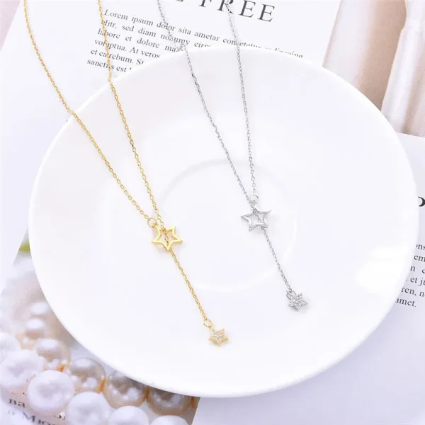collier étoile simple et tendance