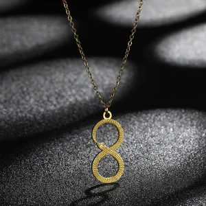 collier pendentif infini serpent