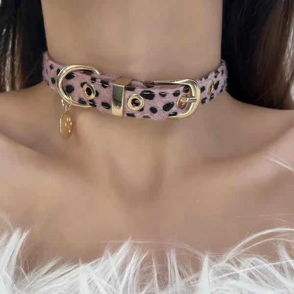 collier ras du cou style punk