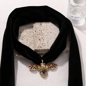 collier ras du cou vintage en velours