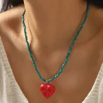 accessoire bohème collier en perles