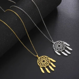 collier attrape rêves en perles