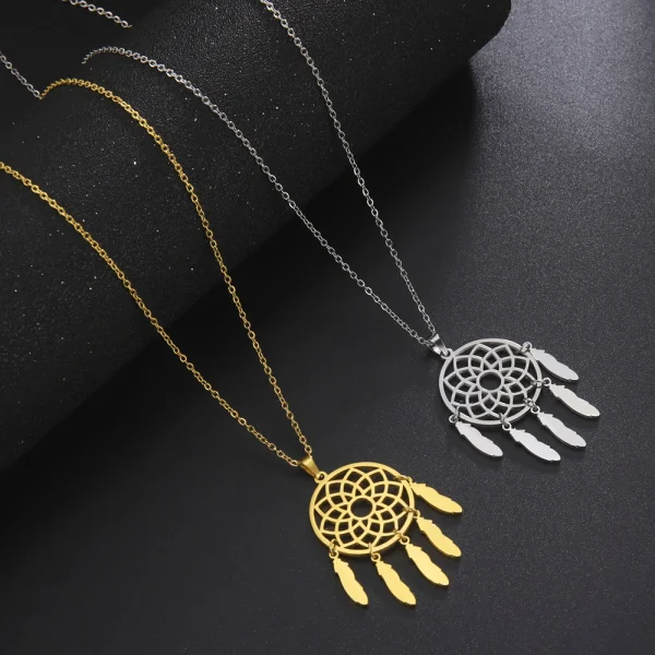 collier attrape rêves en perles