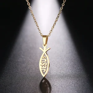 collier en forme de poisson