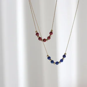 collier en pierre précieuse naturelle