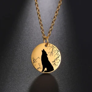 collier loup des bois