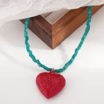 collier tendance bohème en perles