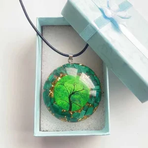 collier de guérison des chakras en orgonite